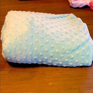 Fitted minky crib sheet